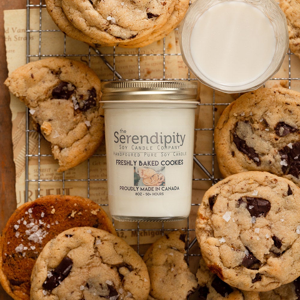 Freshly Baked Cookies, 8 Ounce Soy Candle