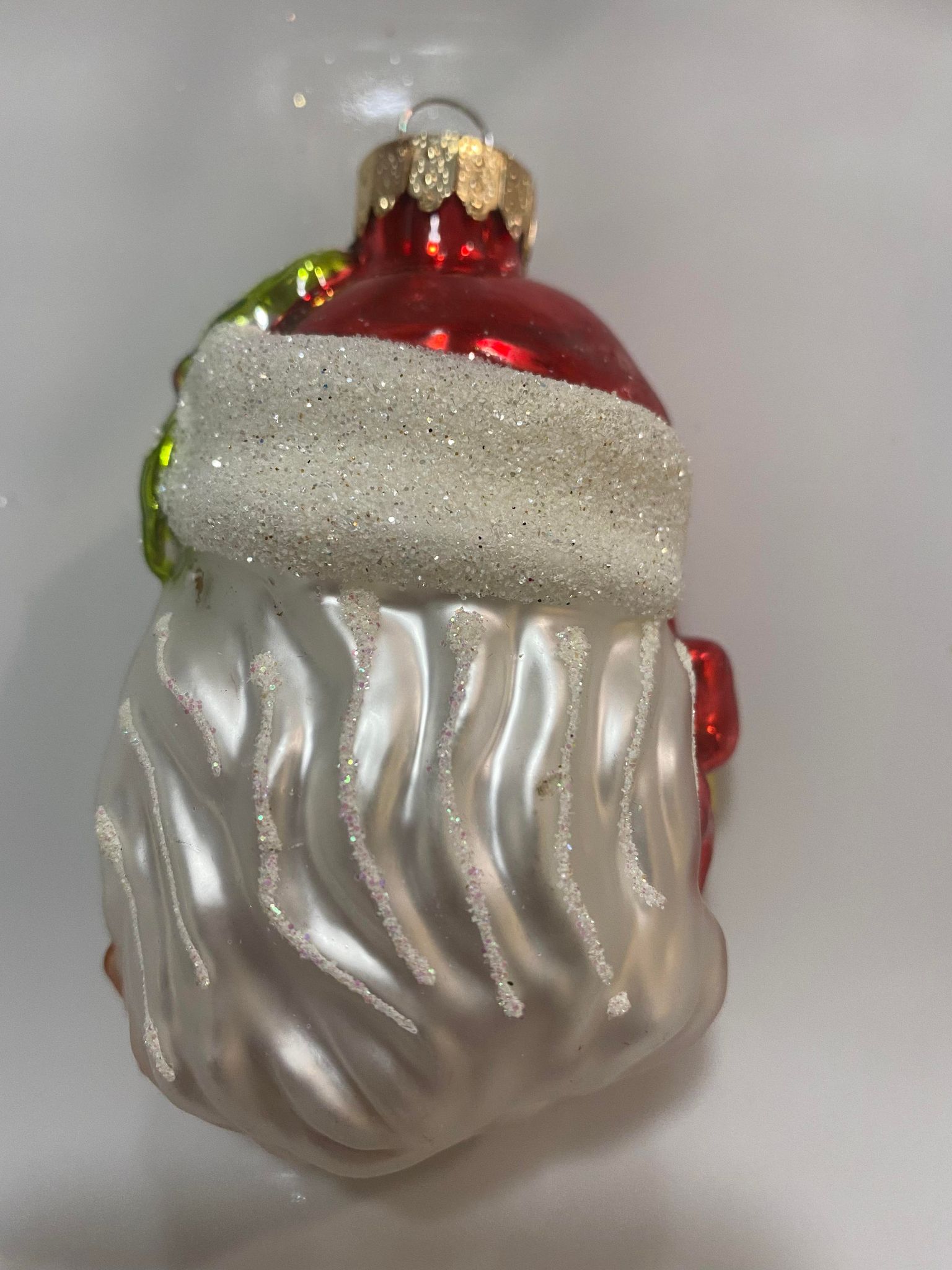 BACK OF SANTA ORNAMENT