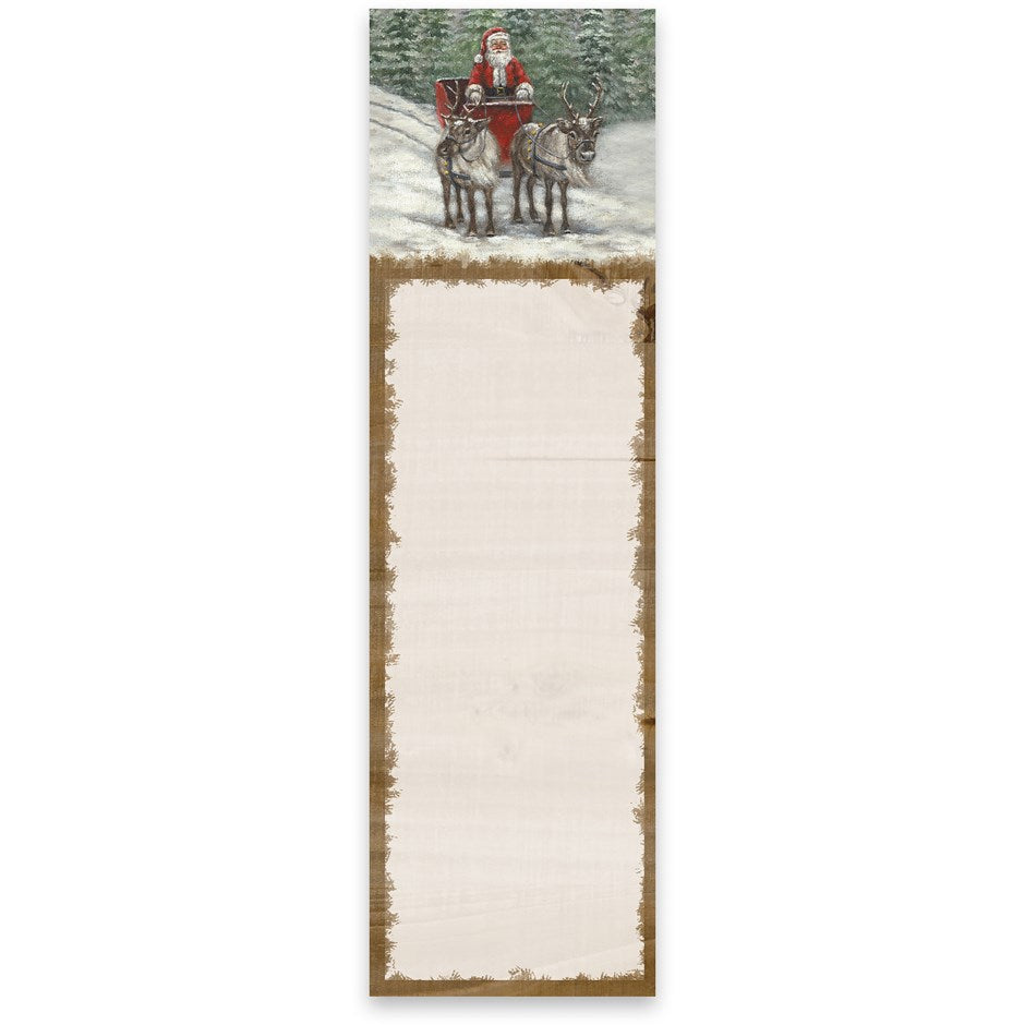 LIST PAD - SANTA'S SLEIGH