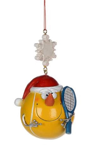 TENNIS BALL ORNAMENT "5 INCH"