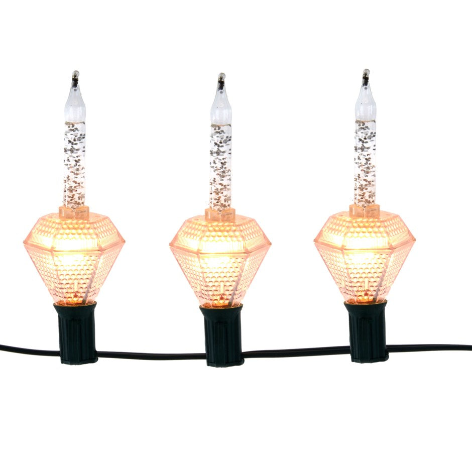 7L SLV GLTTR DIAMND BUBBL LIGHT SET