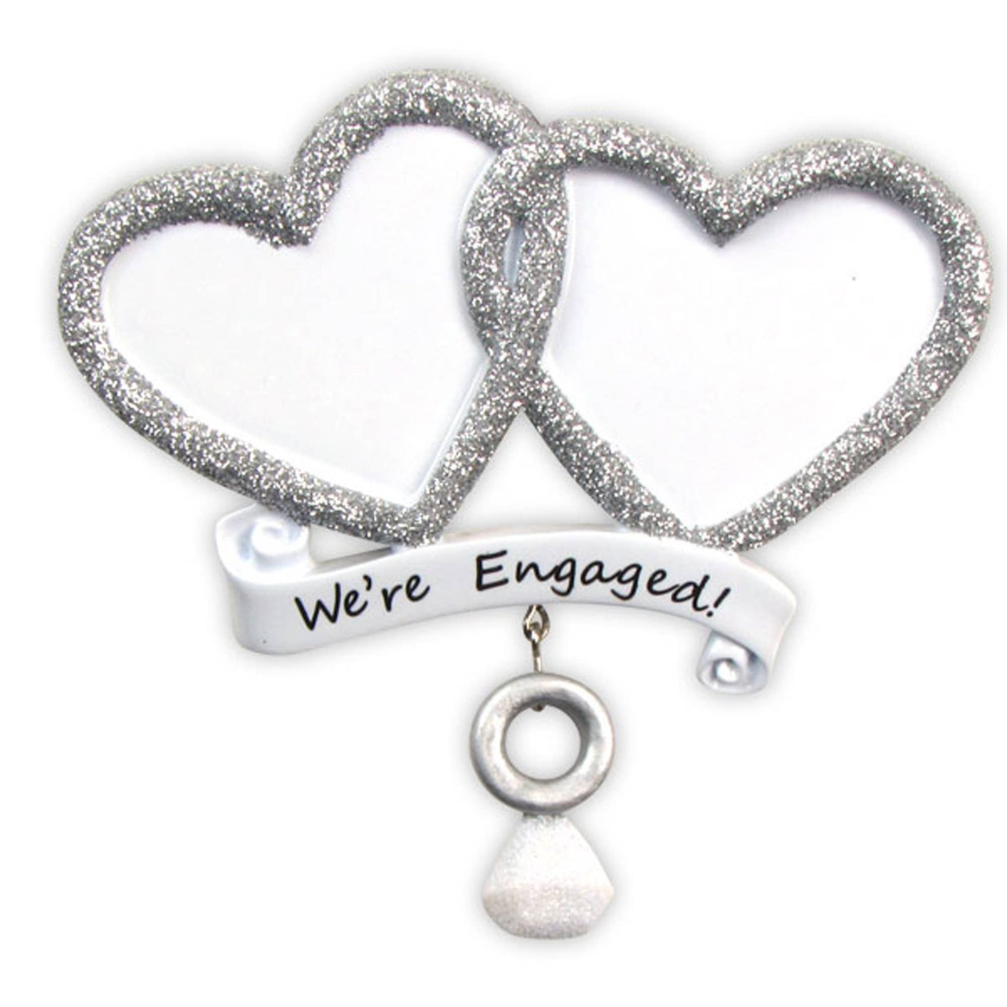 We're Engaged! Personalized Christmas Ornament