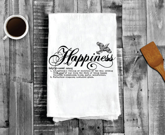 Happiness Definition, Cotton Tea Towels