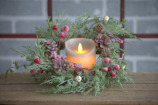 Christmas Eve 6.5 inch  Candle Ring