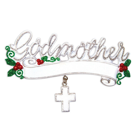 Personalized Godmother Ornament