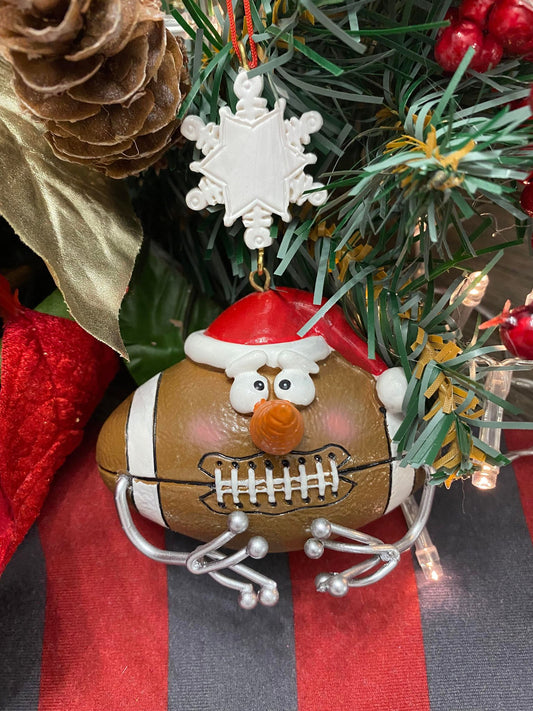 FOOTBALL ORNAMENT "5 INCH'