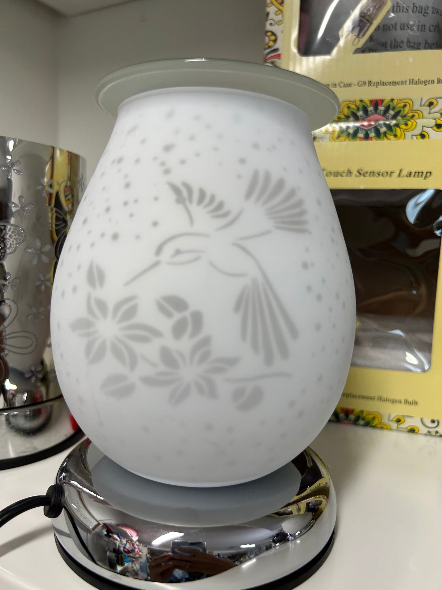 Ace Annison, Humming Bird, Touch Lamp and Wax Warmer