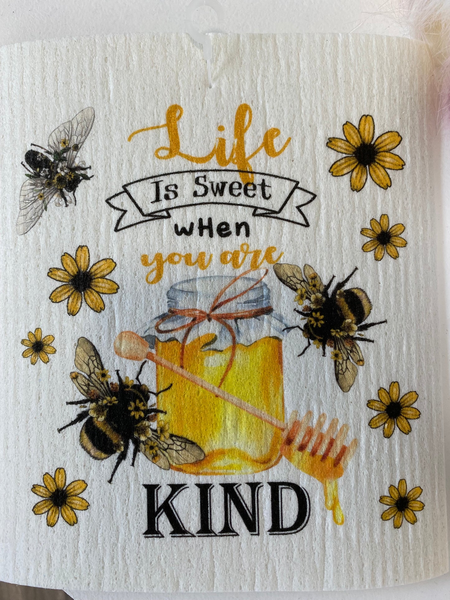 Swedish Dish Cloth, Kind Sentiment