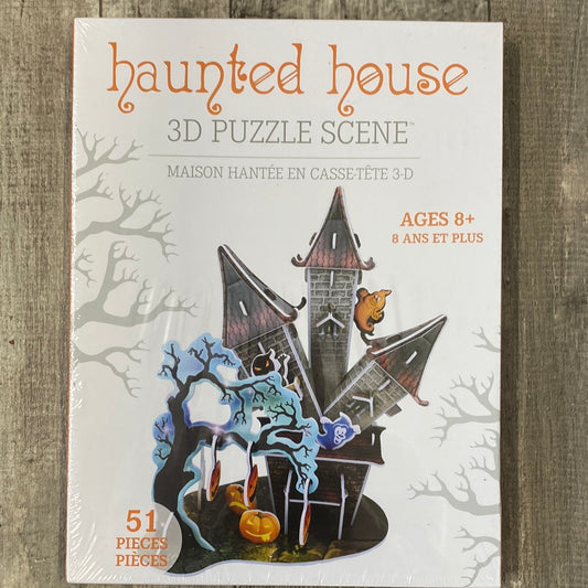 Haunted House 3D Puzzle Scene