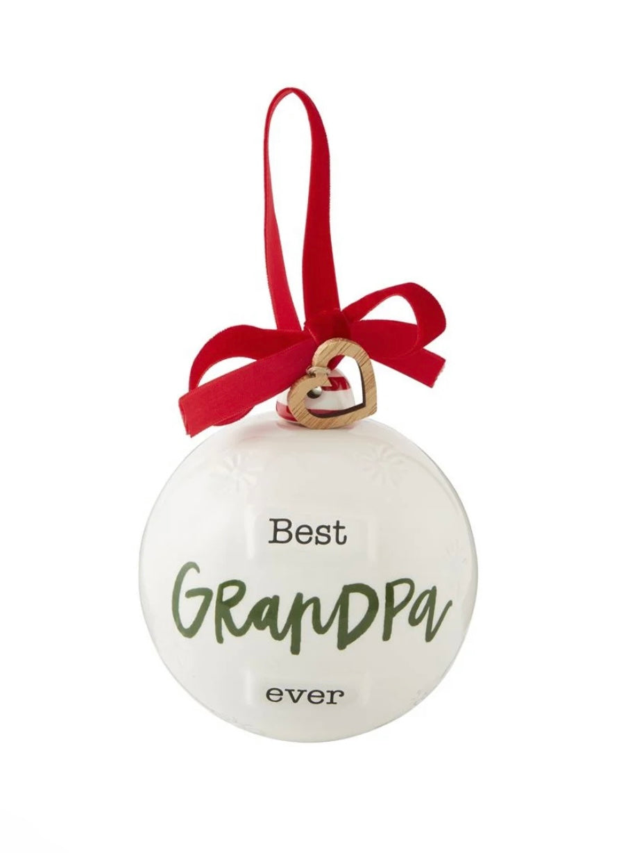 Best Grandpa Ever Ornament