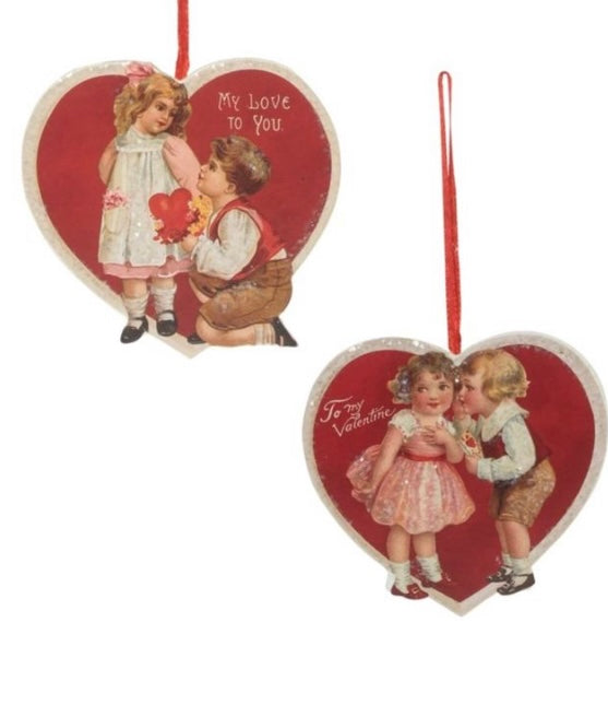 Vintage Valentine’s Ornament, Bethany Lowe Designs