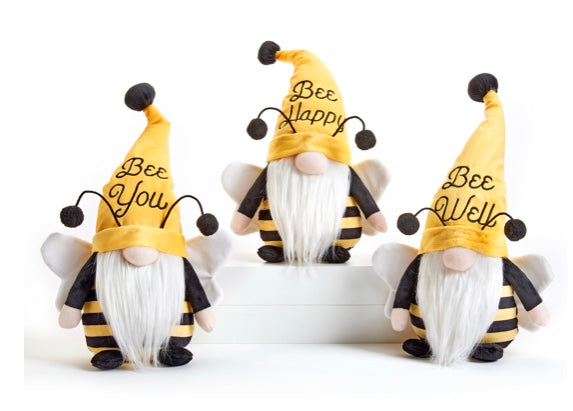 Bee Wishes, Large Plush Bee Gnomes