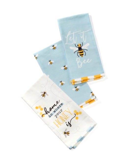 Bumble Bee Towels, 3 Assorted