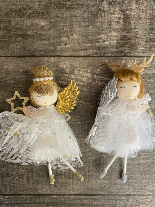 Angel Ornaments, 2 Assorted