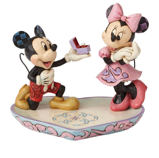 Minnie and Mickey Ring Dish by Jim Shore