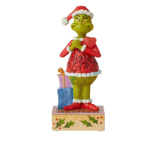 Grinch  Blinking Heart,  Figurine by Jim Shore