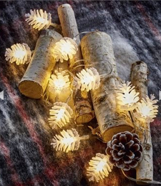 Pine Cone String Lights