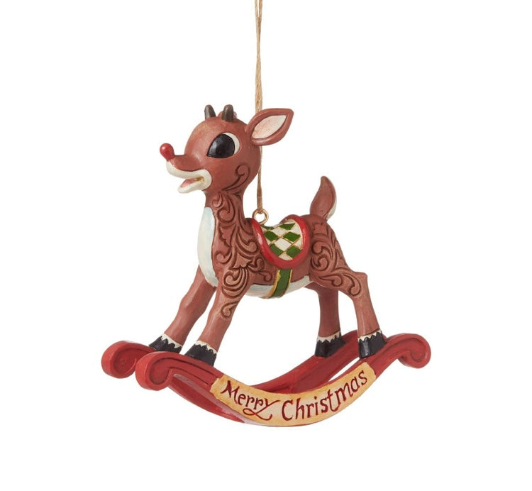 Rudolph Rocking Horse Ornament by Jim Shore
