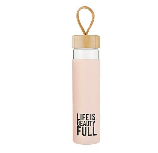 Skinny Tumbler with Cap, Life is Beauty Full