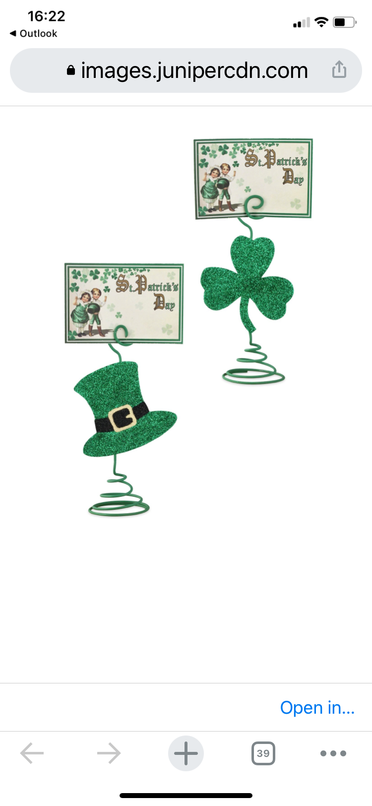 Bethany Lowe Designs Luck O’ Irish Card