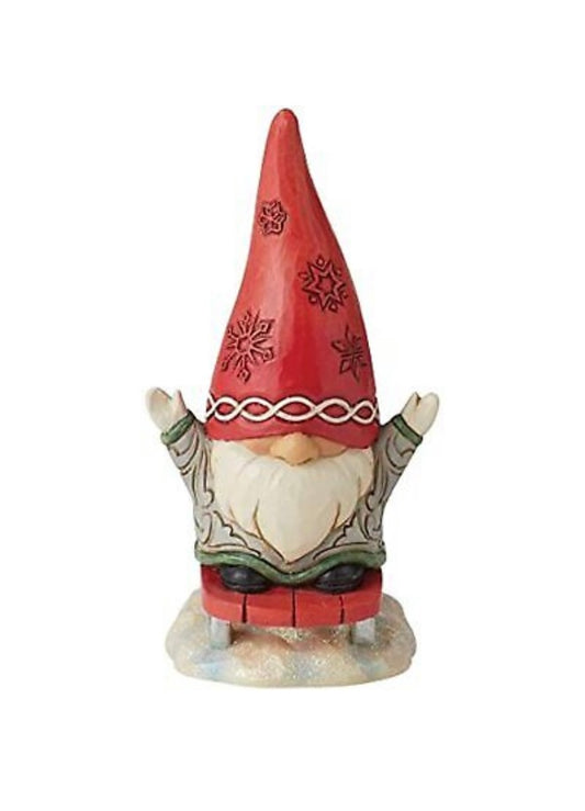 “Gnome Sledding” Figurine by Jim Shore