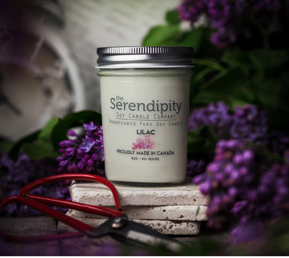 Lilac, 8 Ounce Soy Candle