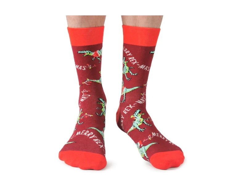 Merry Rex-Mas Socks