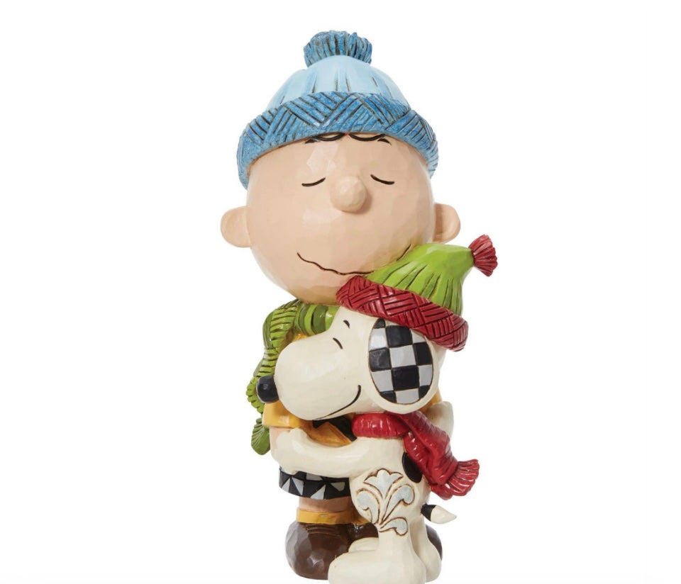 Snoopy and Charlie Brown Hugging