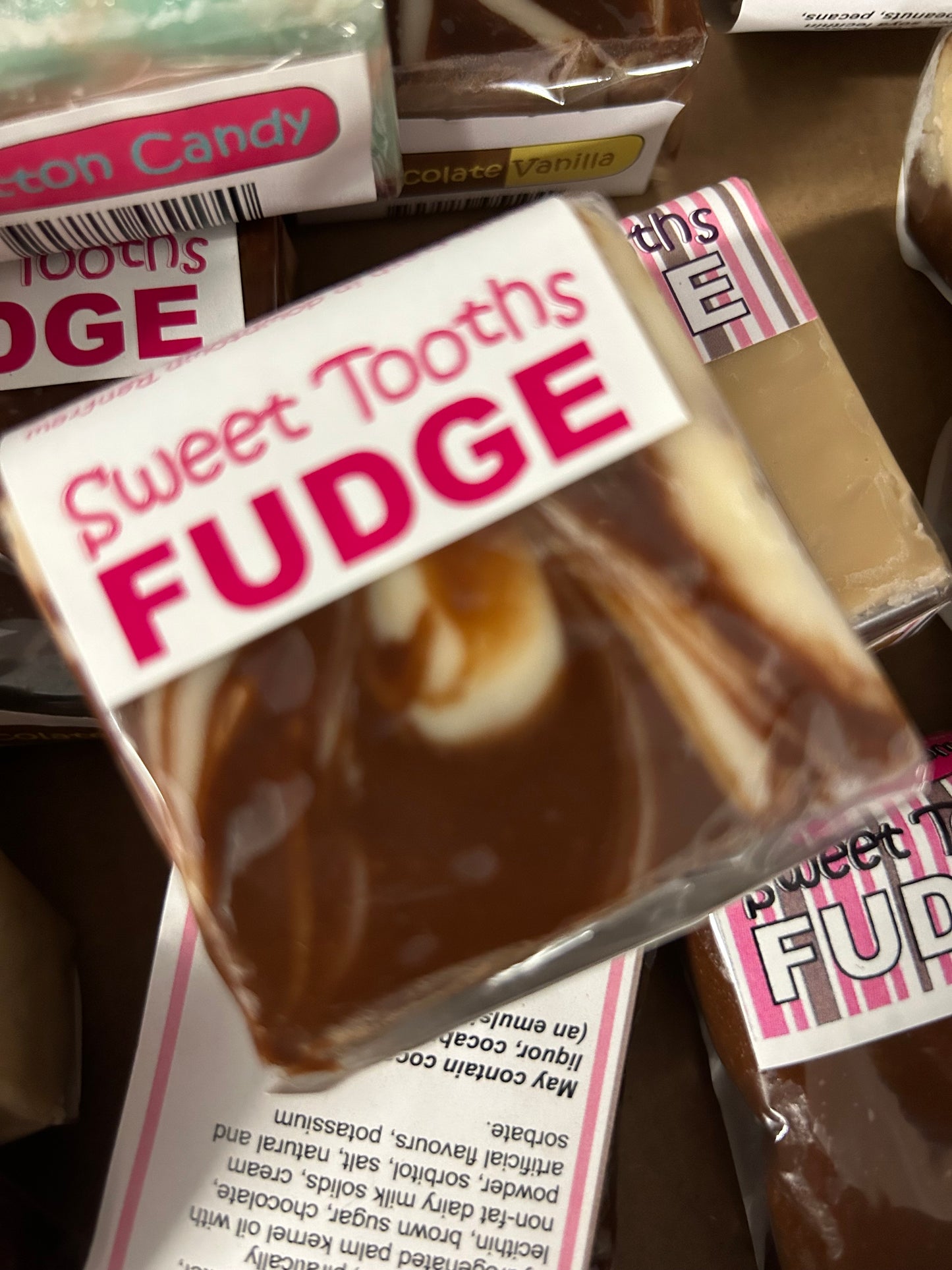 Sweet Tooth’s Fudge, 4 ounces, Assorted Flavours