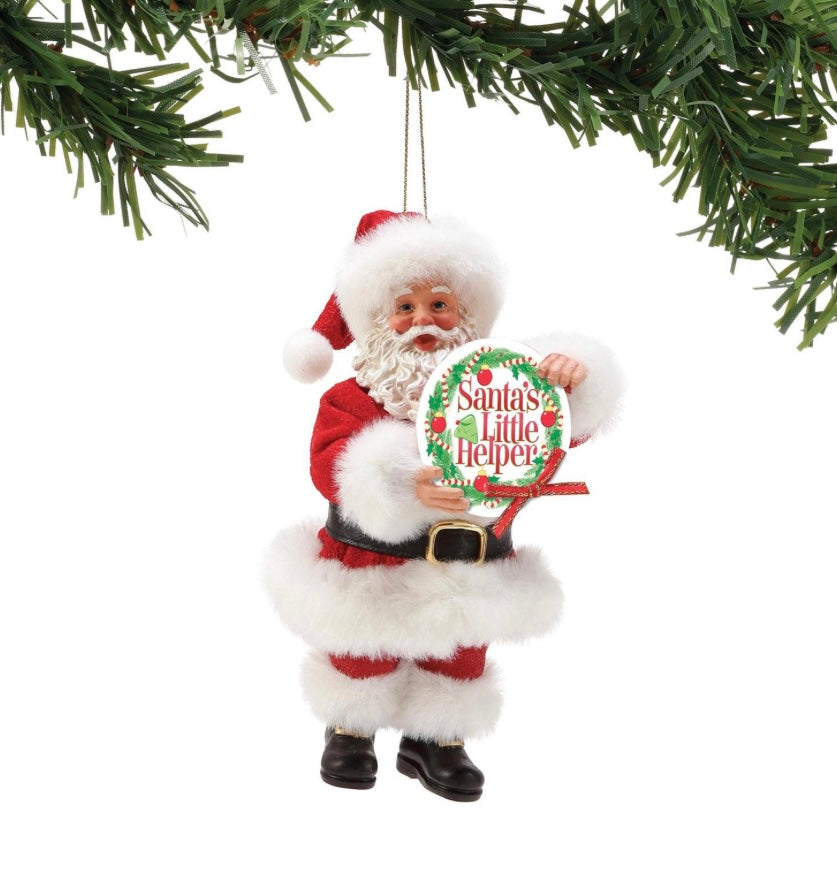 Santa’s Little Helper Ornament by Possible Dreams
