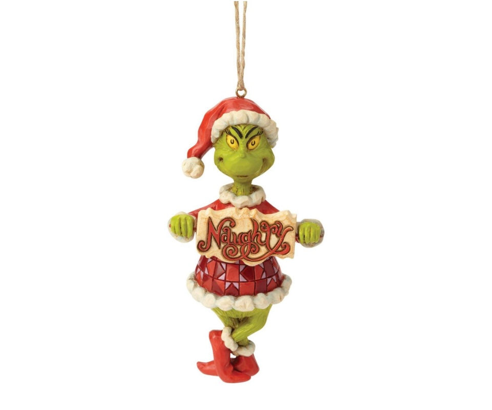 Grinch Naughty Nice Ornament