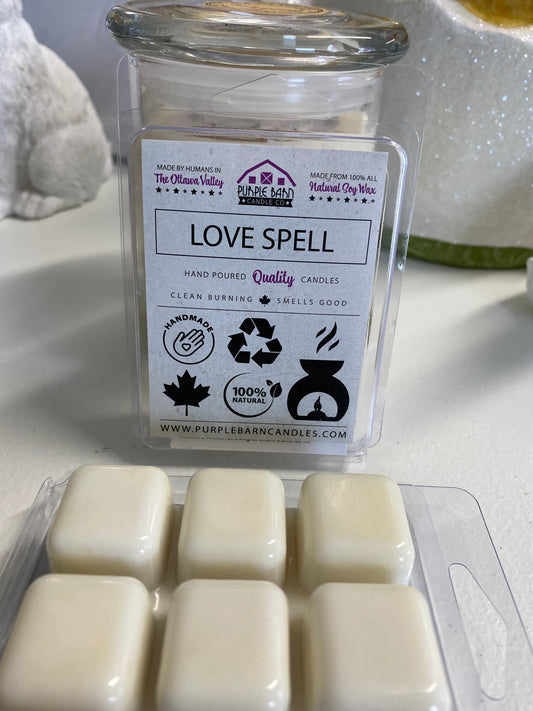 Purple Barn, Love  Spell, Soy Wax Melts