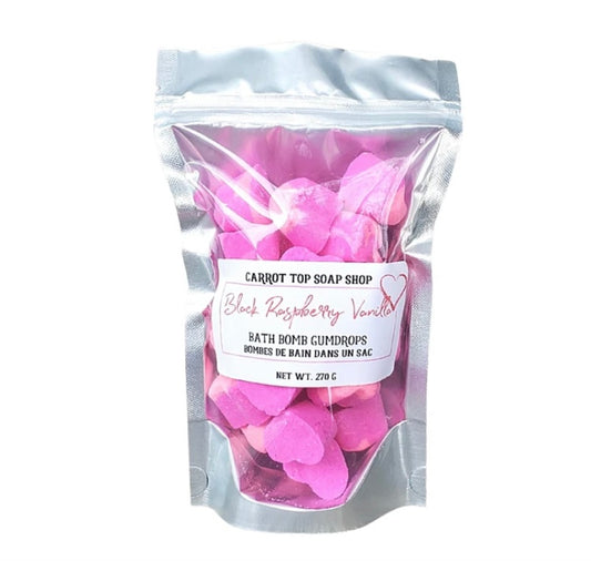 Black Raspberry Vanilla Bath Bomb Gum Drops