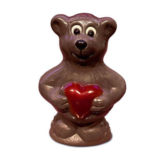 Dark Chocolate Heart Bear