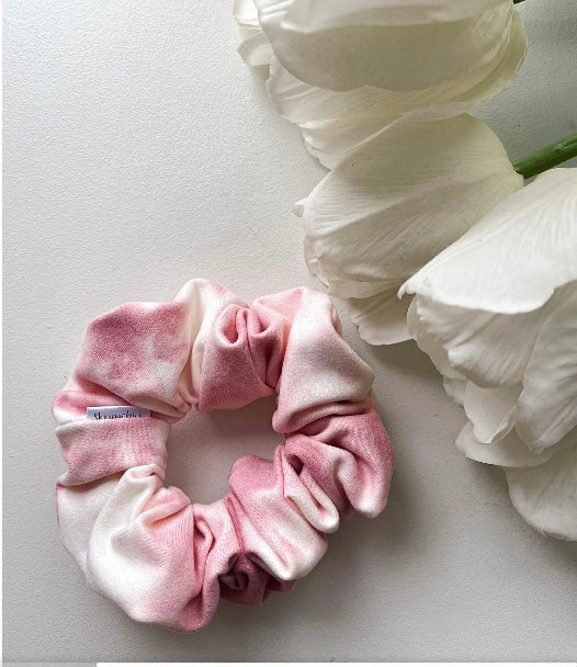 Strawberries and Cream Scrunchie