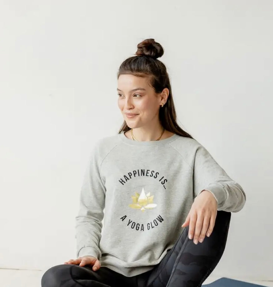 Happiness Is a Yoga Glow Sweatshirt