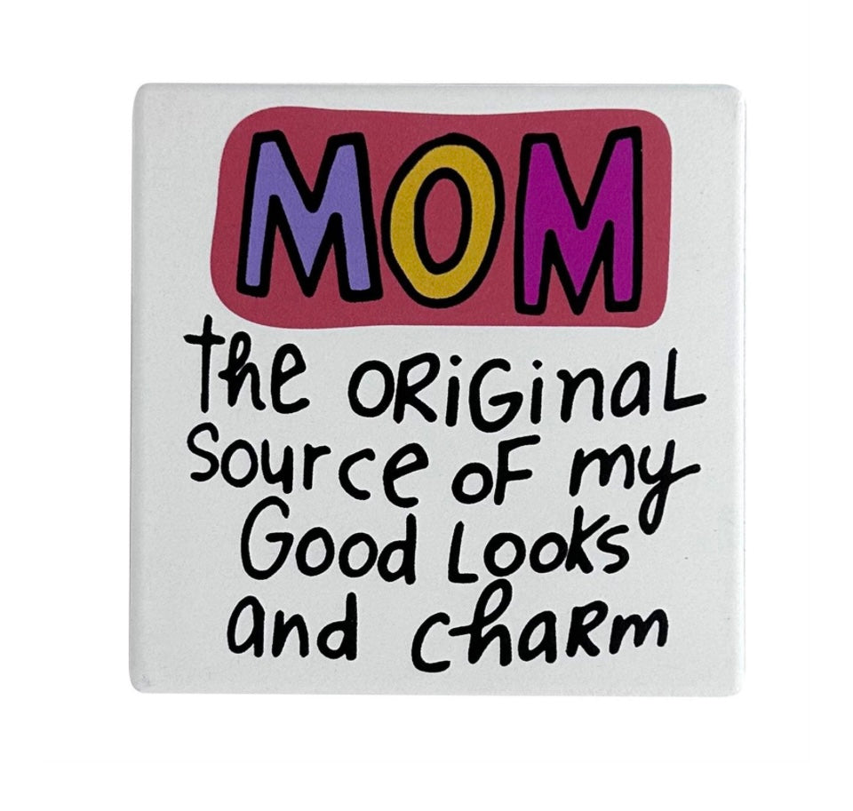 Mom Original Charm Coaster
