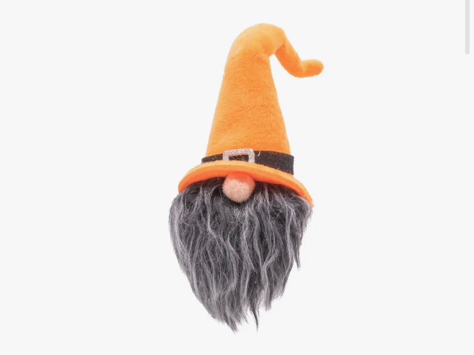 Orange Cloth Hanging Pilgrim Gnome Head