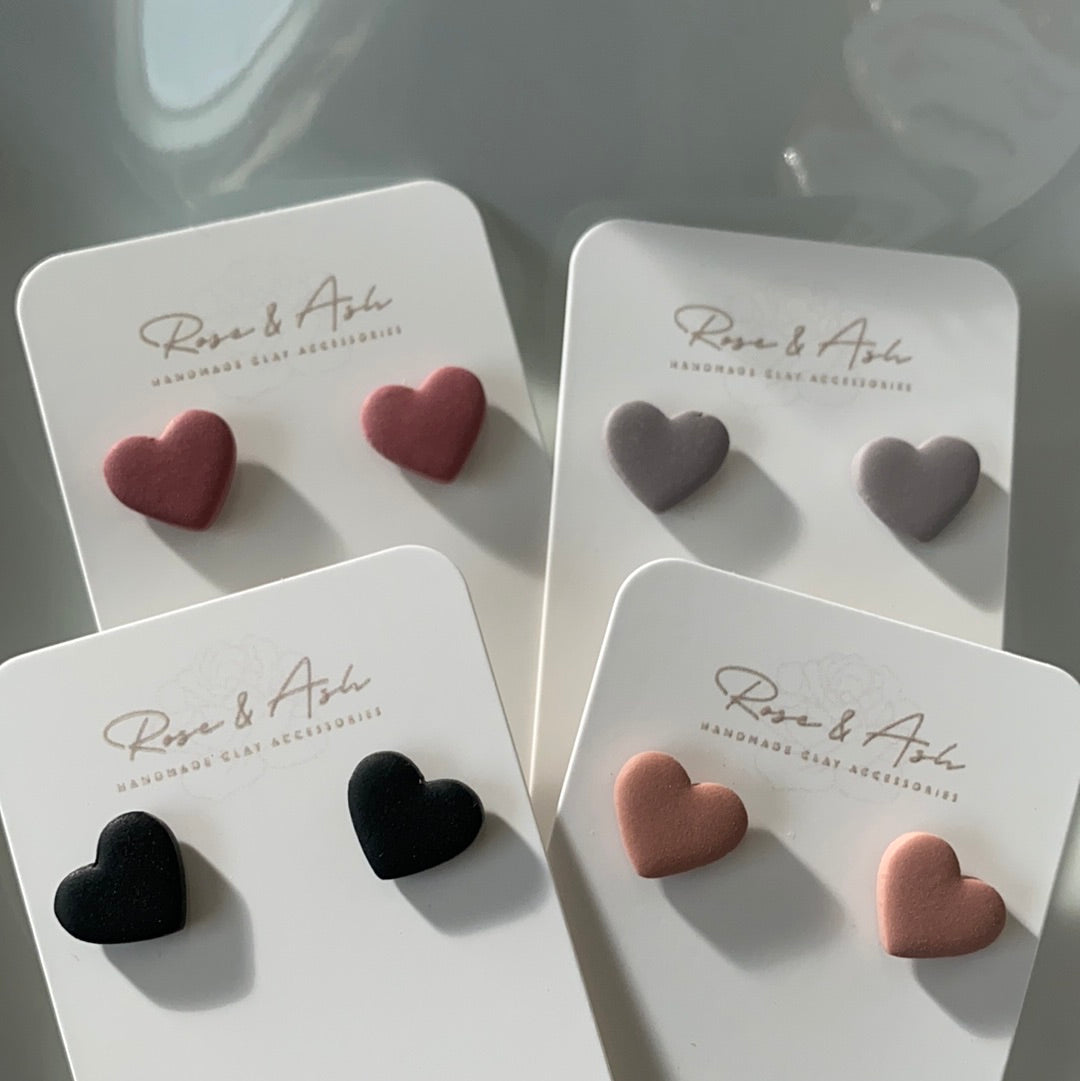 Heart Studs