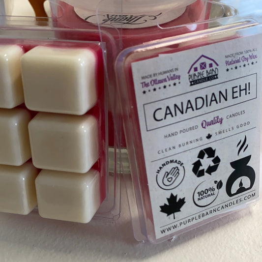 Canadian Eh! Wax Melts, Package of 6