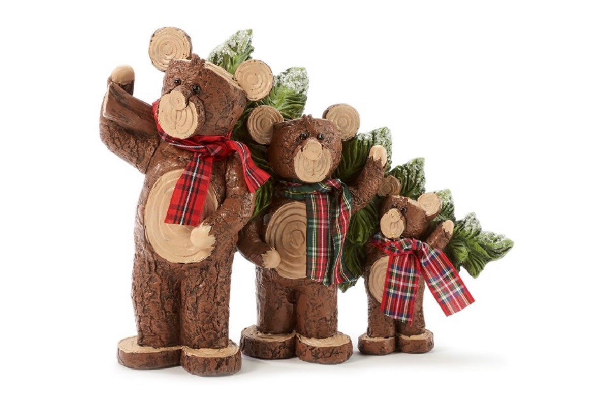 Bears with Tree Figurine