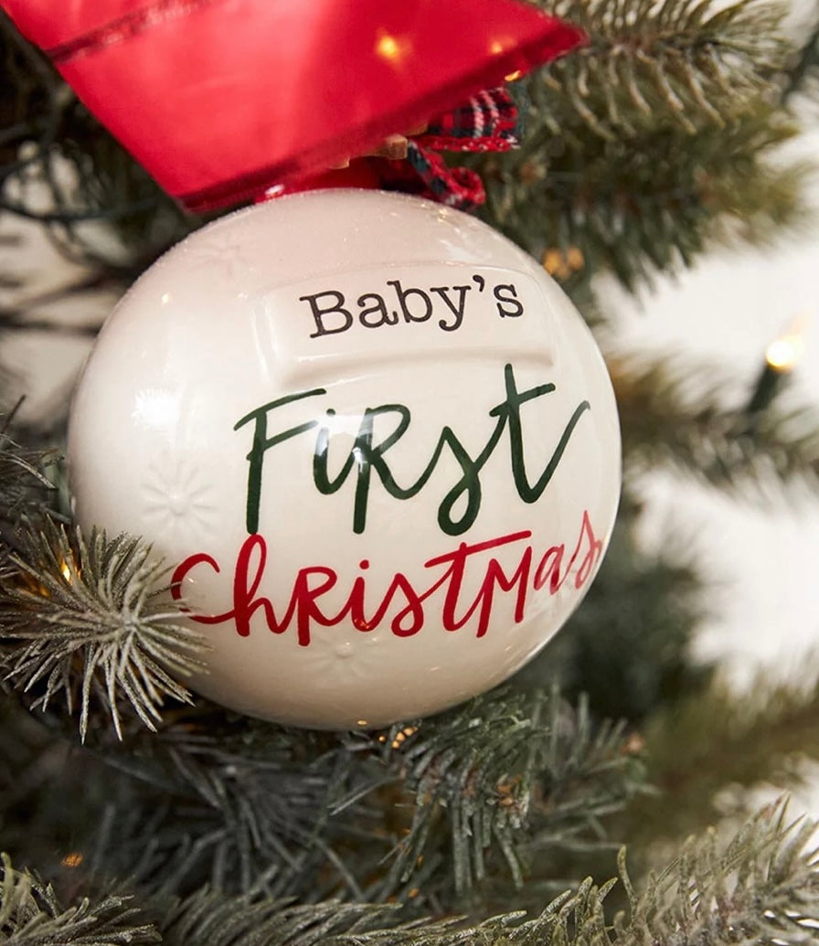 Baby’s First Christmas Ornament