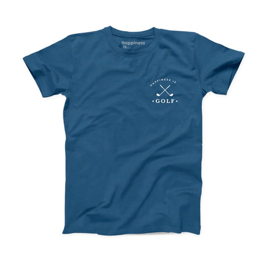 Happiness Is Golf- Sea Blue, Mens