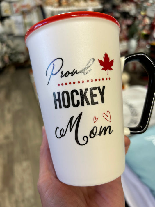 Ceramic Hockey Mug, 2 Assorted