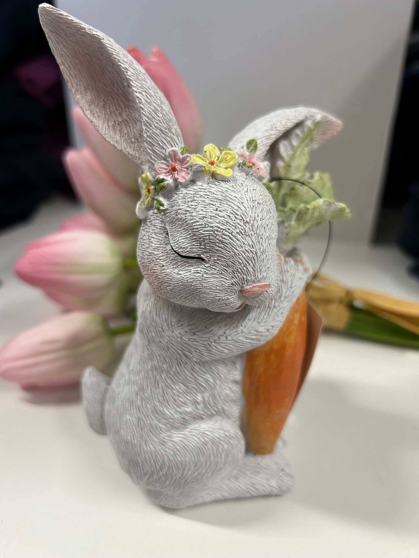 Resin Bunny with Carrot