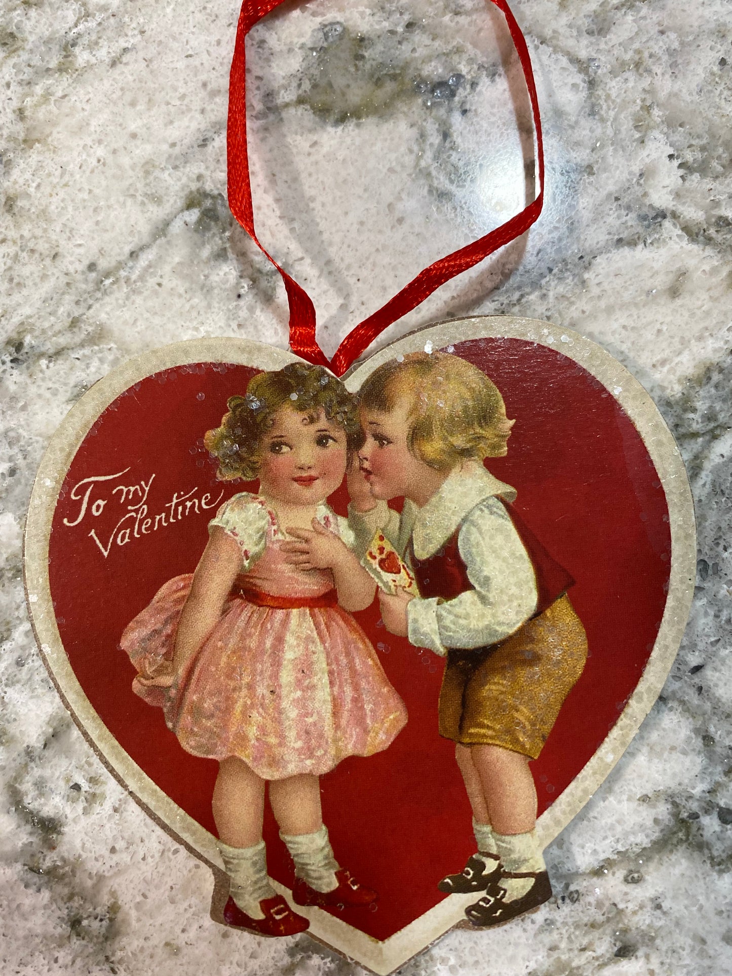 Vintage Valentine’s Ornament, Bethany Lowe Designs