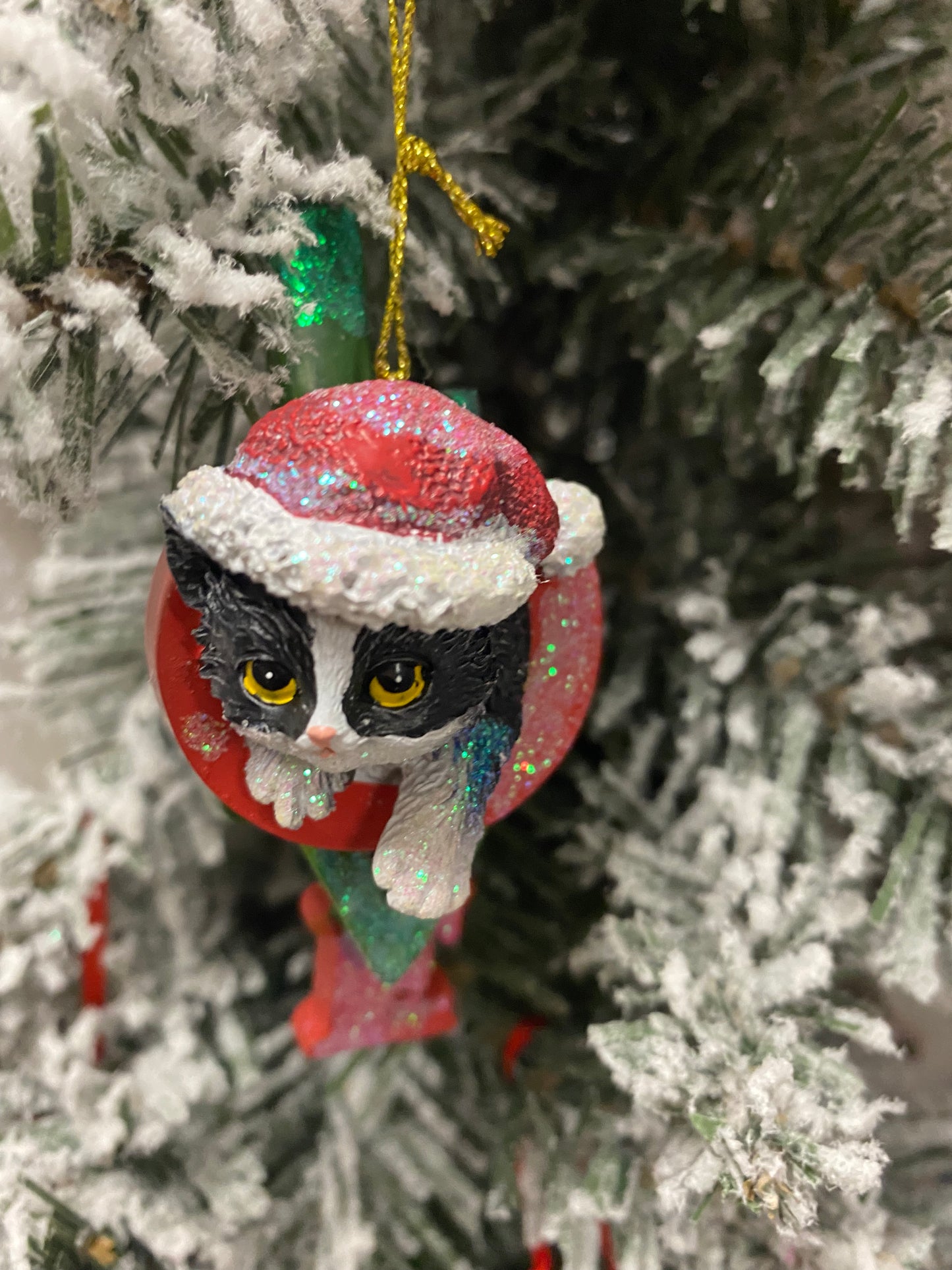 Cat Ornament, 4 Assorted