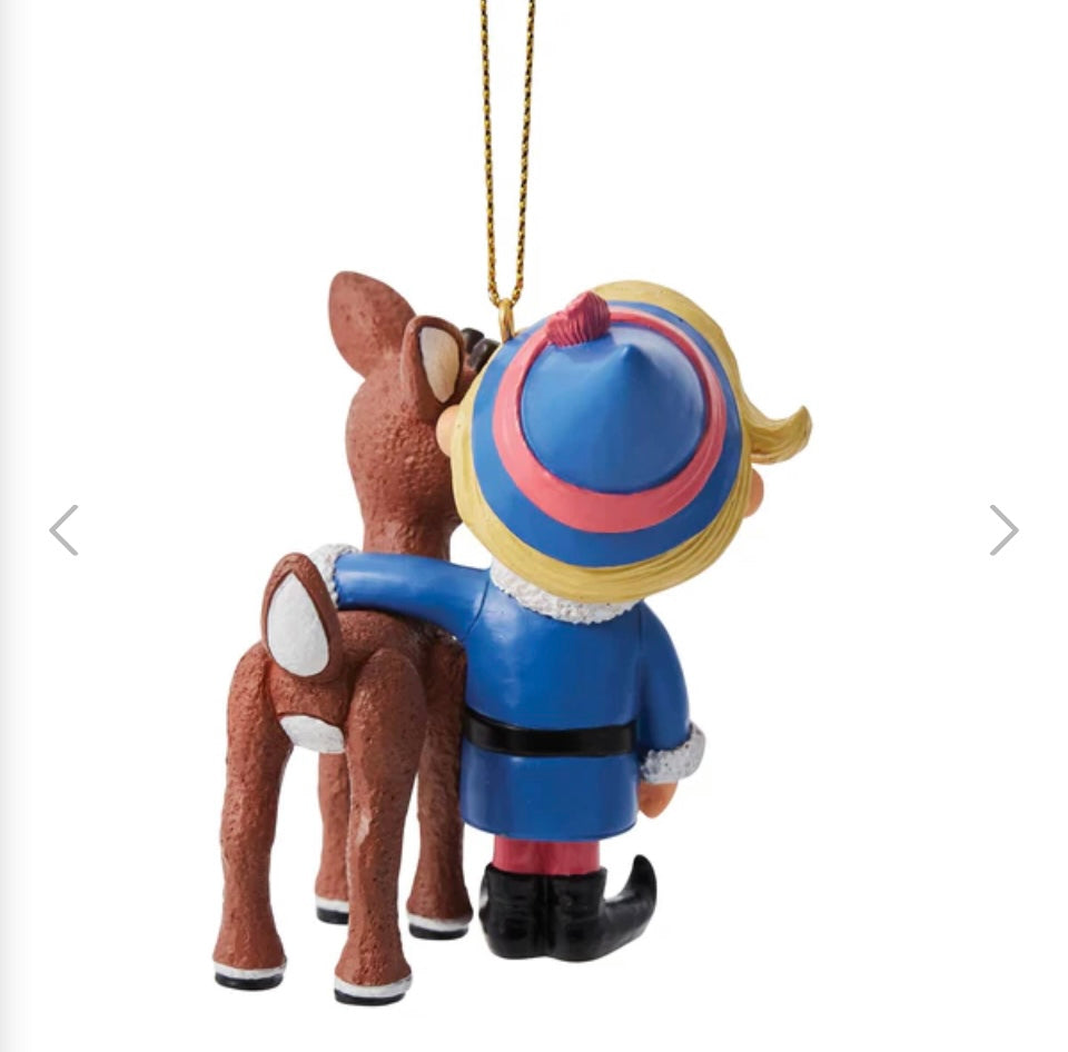 Rudolph and Hermey Best Pals Ornament