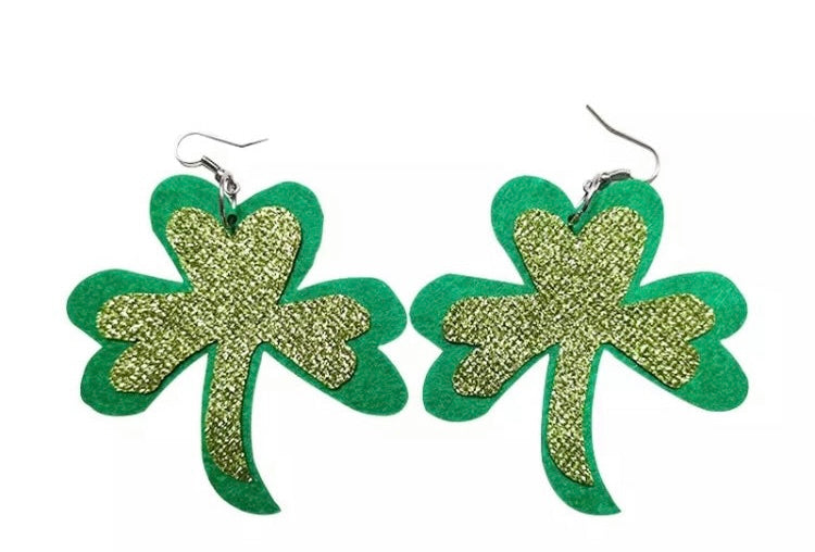 St.Patrick’s Day Felt Earrings