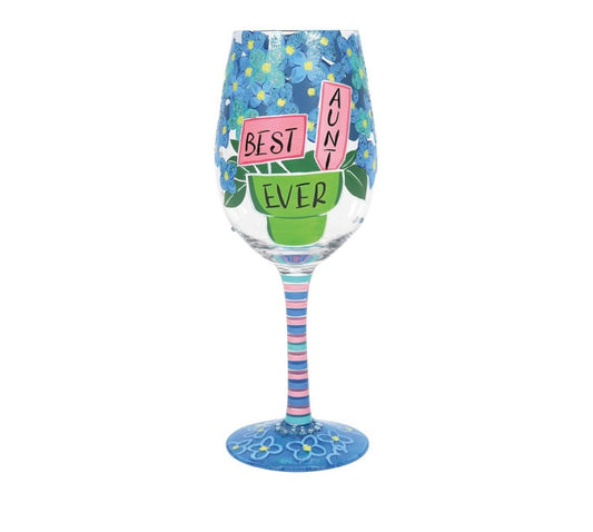 Wine Glass, Best Aunt Ever
